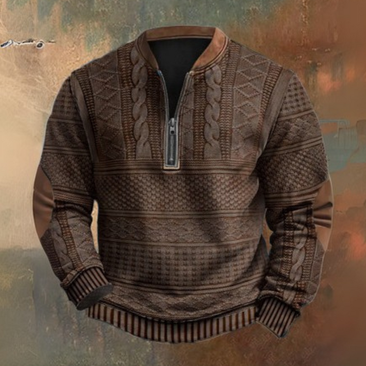 Joris | Sweater mit Viertel-Reißverschluss