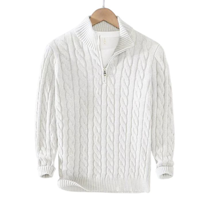 Tommy | Baumwoll-Halbzip-Pullover