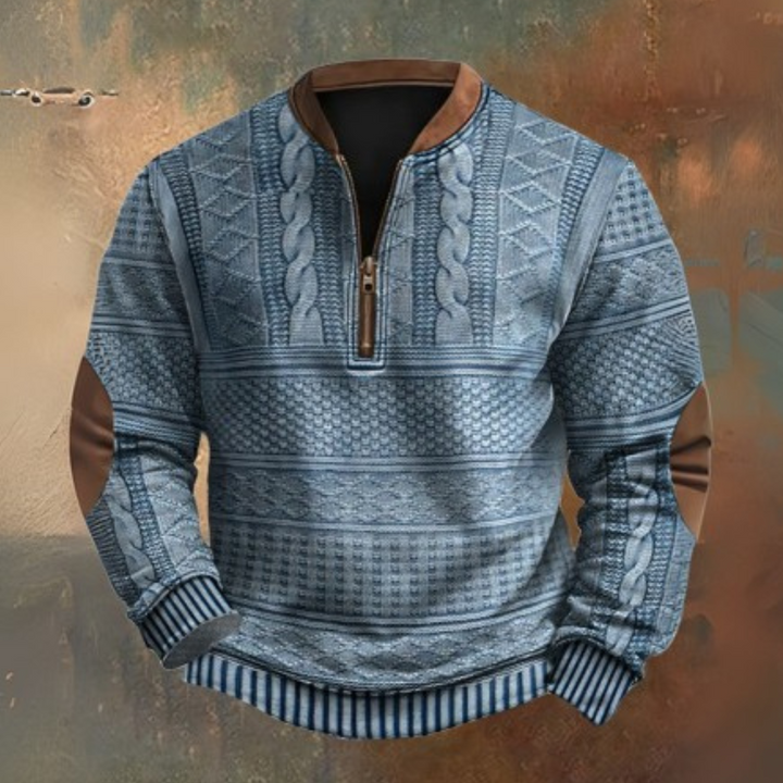 Joris | Sweater mit Viertel-Reißverschluss