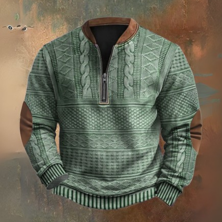 Joris | Sweater mit Viertel-Reißverschluss