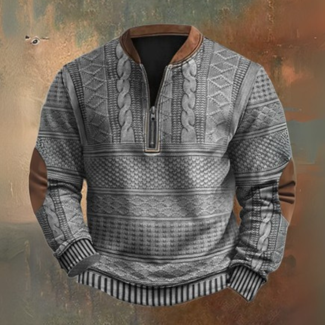 Joris | Sweater mit Viertel-Reißverschluss