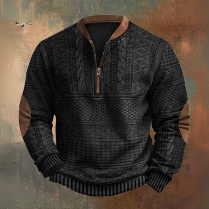 Joris | Sweater mit Viertel-Reißverschluss