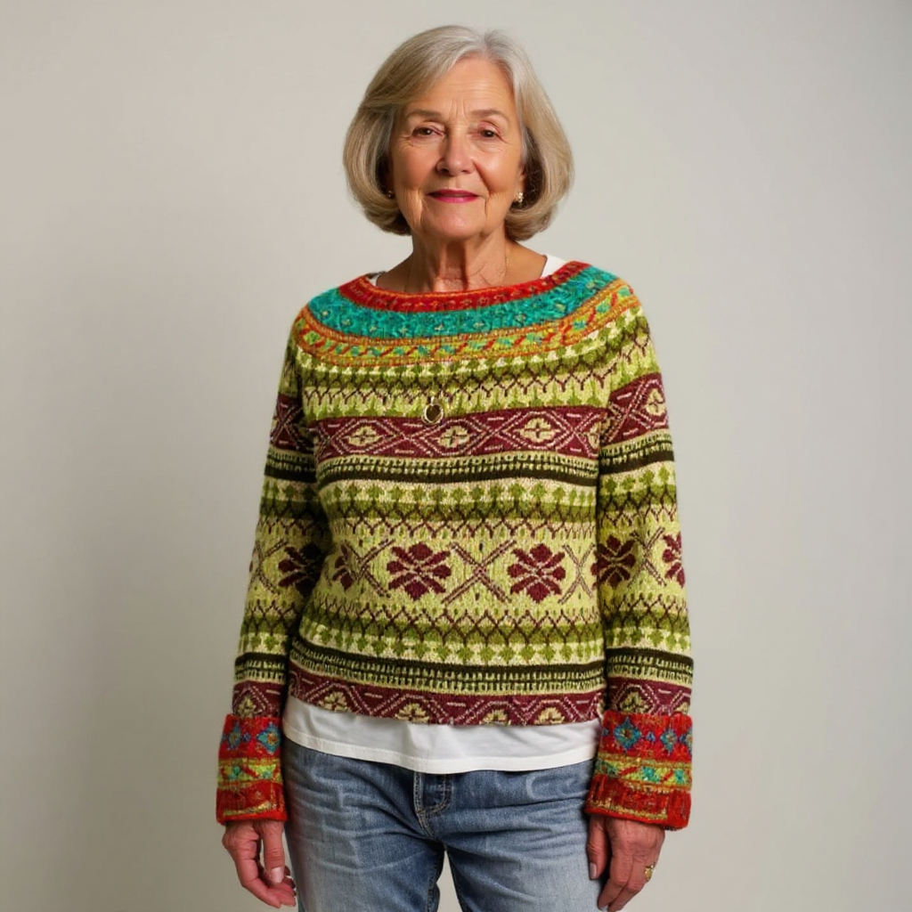 Caitlin - Vintage Islandpullover