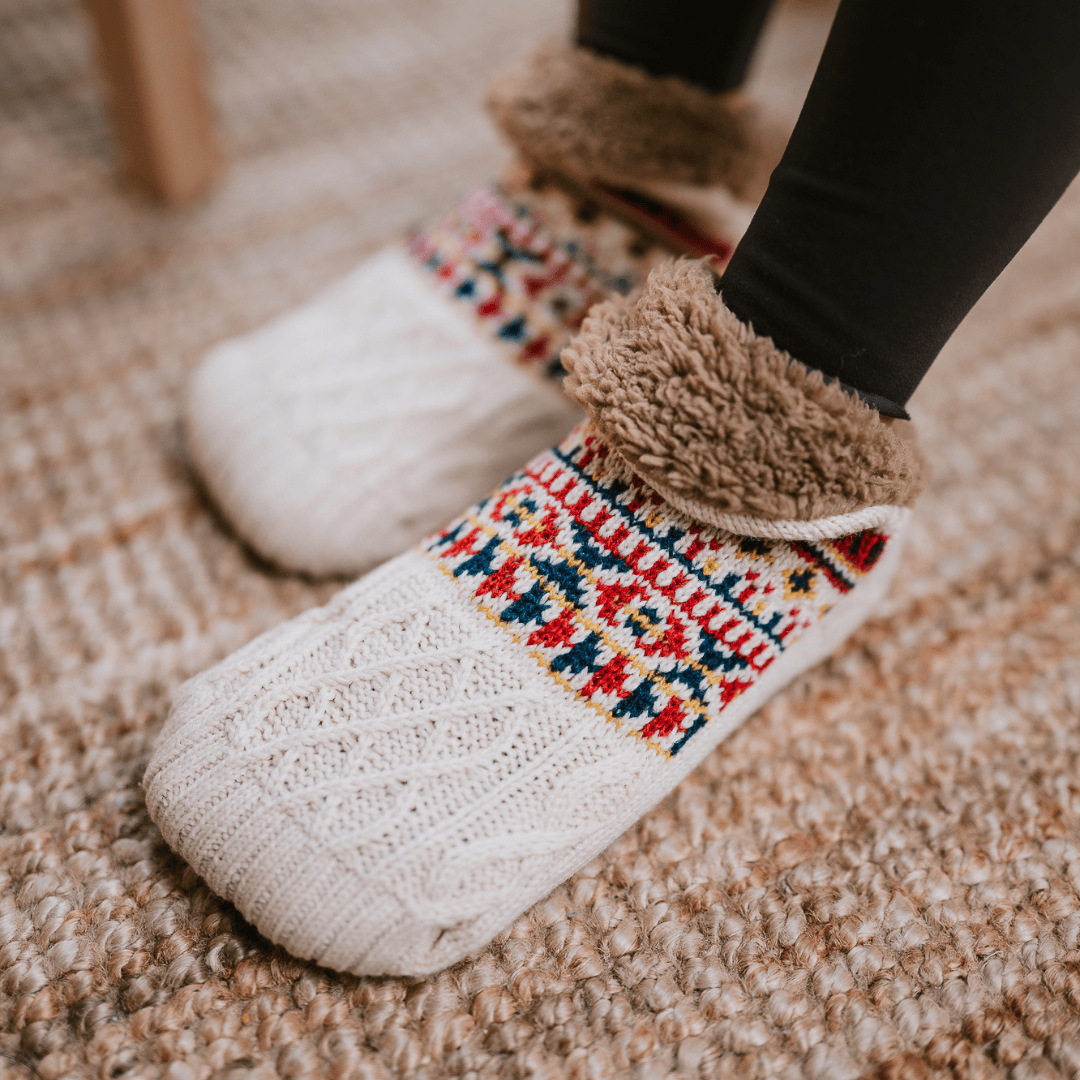Clara – Winter Socken mit Fleecefutter
